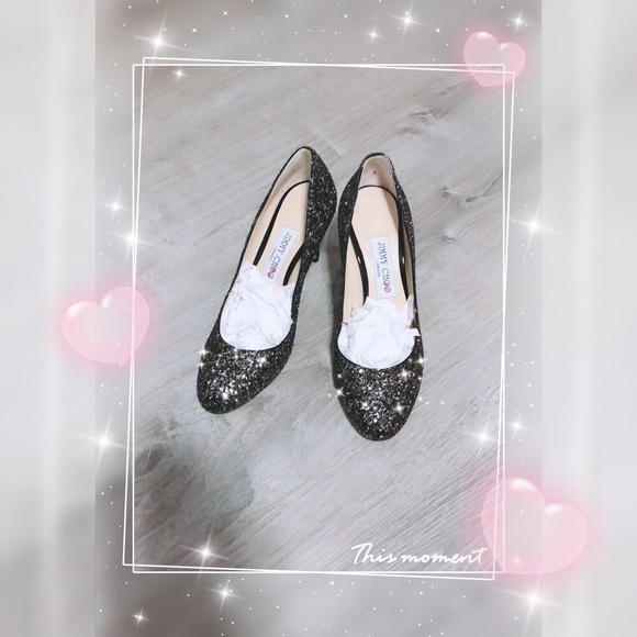 100% authentic Jimmy Choo glitter pump - Picture 2 of 5